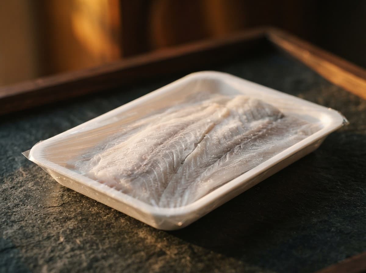 Filés de espada em bandeja